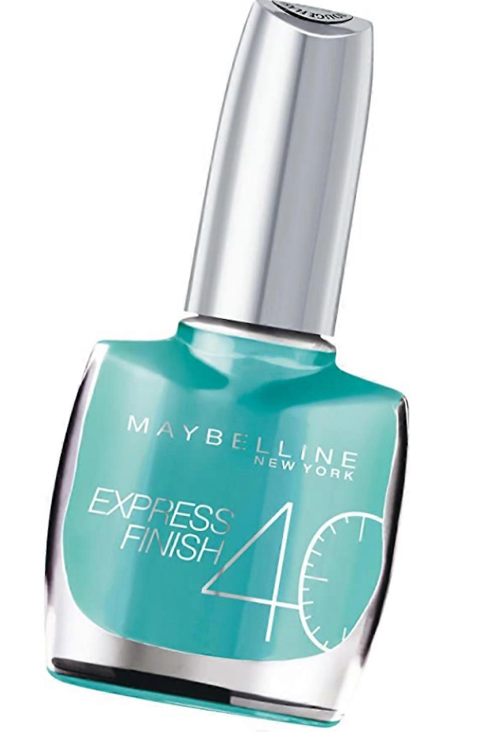 メイベリン、エクスプレスフィニッシュ40秒、マニキュア、No.862、ターコイズ、10ml