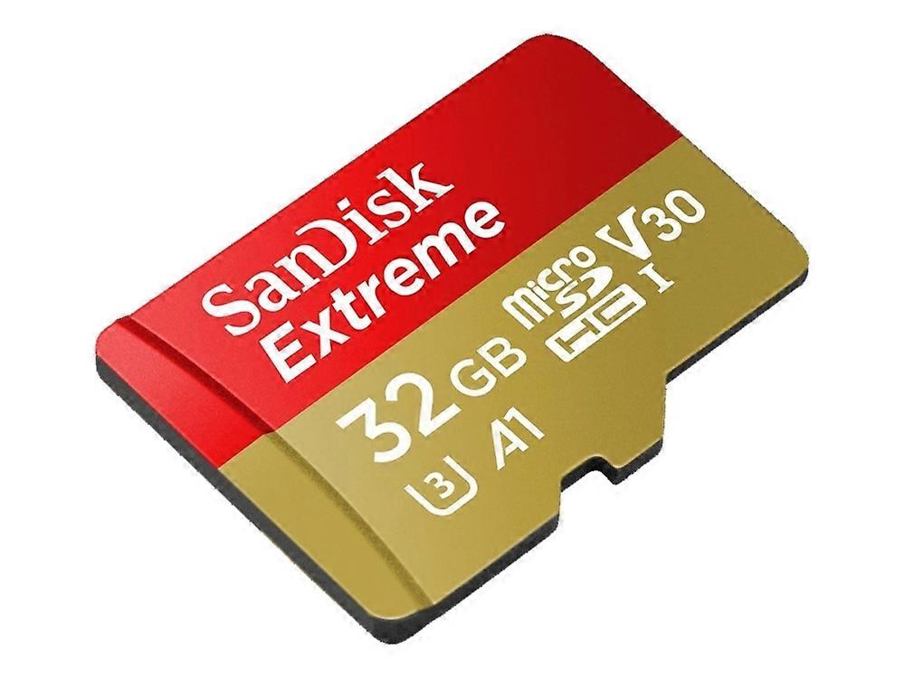 SanDisk Extreme - Flash Memory Card (adapter, microSDHC to SD included) - 32 GB