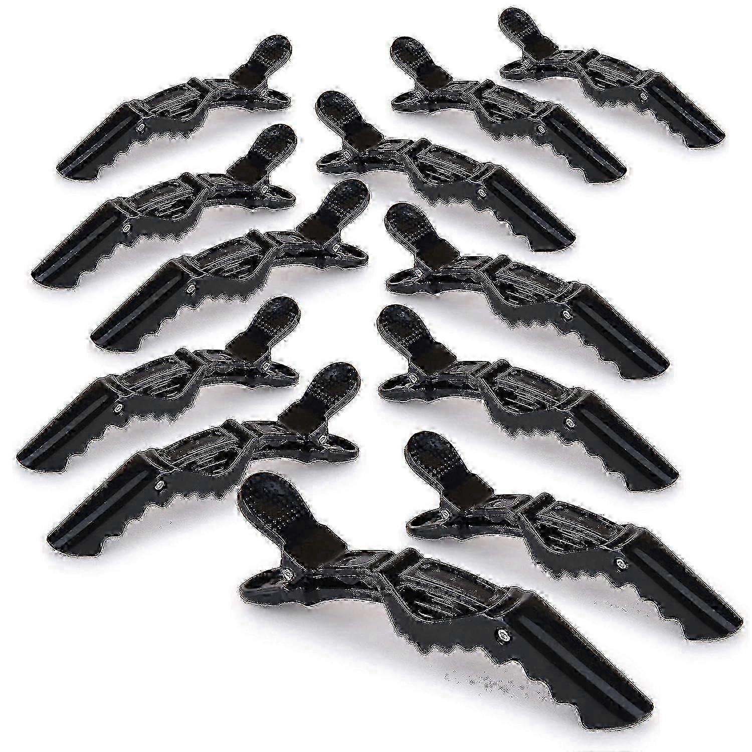 12pcs Durable Plastic Hair Sectioning Clips for Women Styling