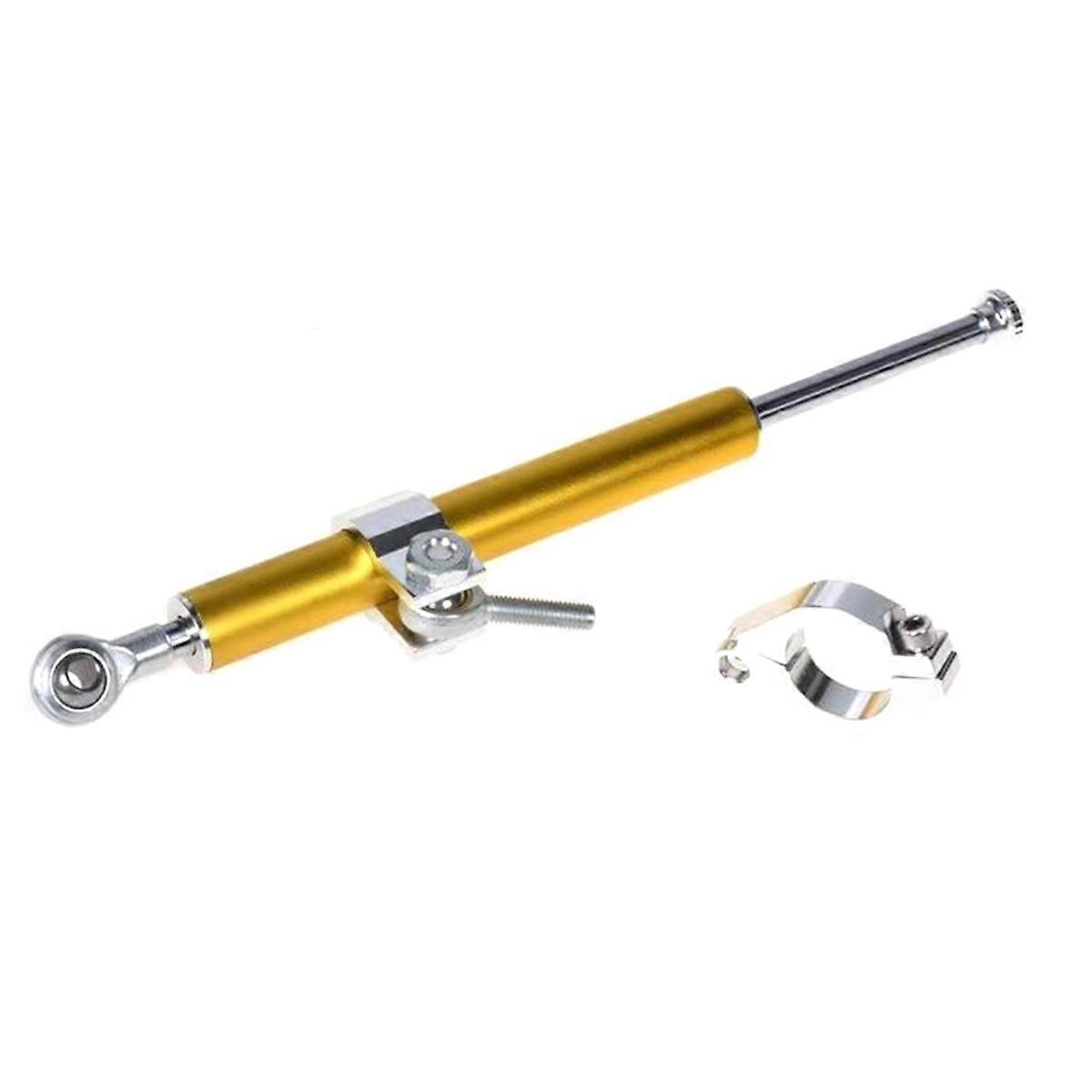 330MM Universal Motorcycle Steering Damper Stabilizer Gold