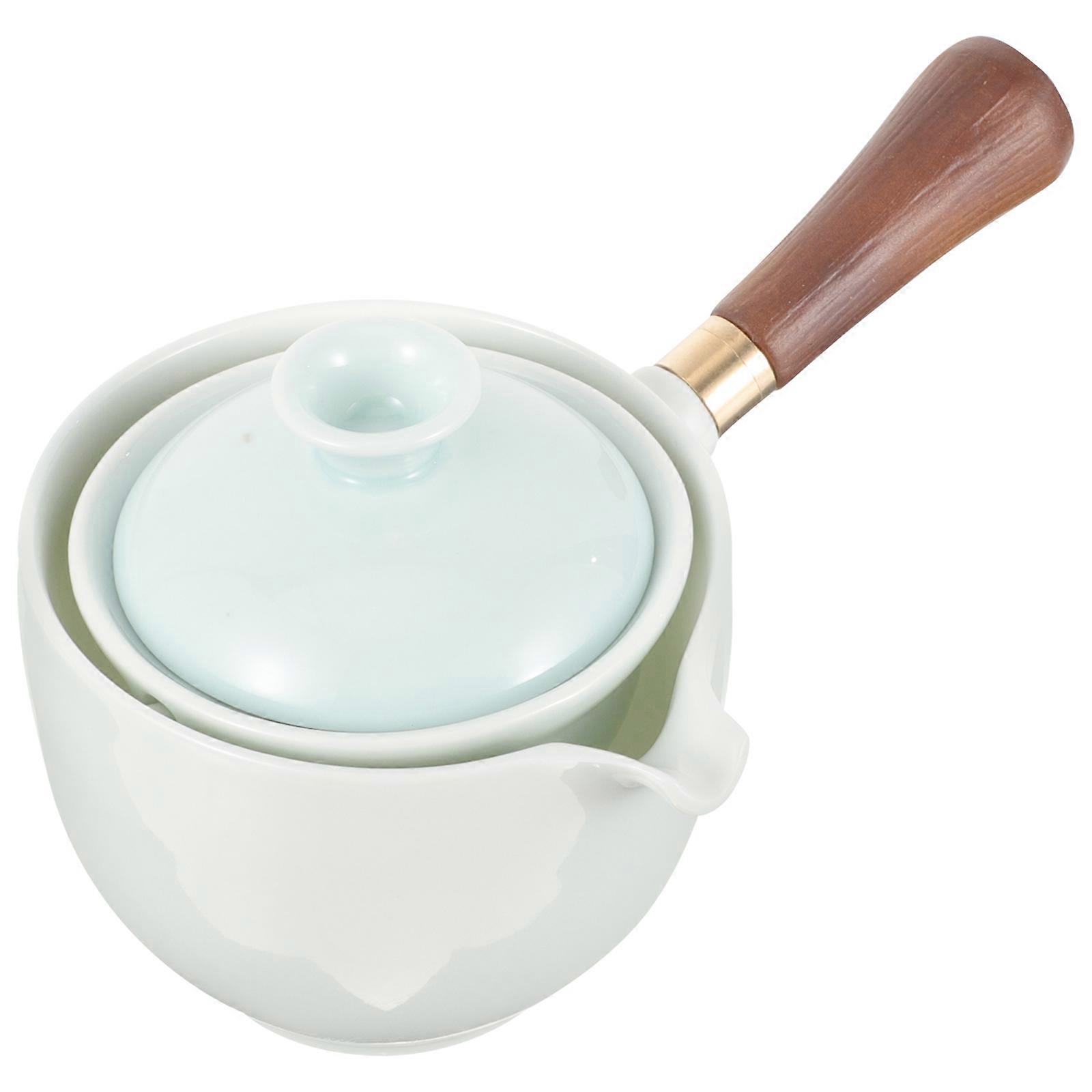 Elegant Retro Style Tea Kettle with 360掳 Rotation for Personal Gatherings 17.5X11CM 1Pack