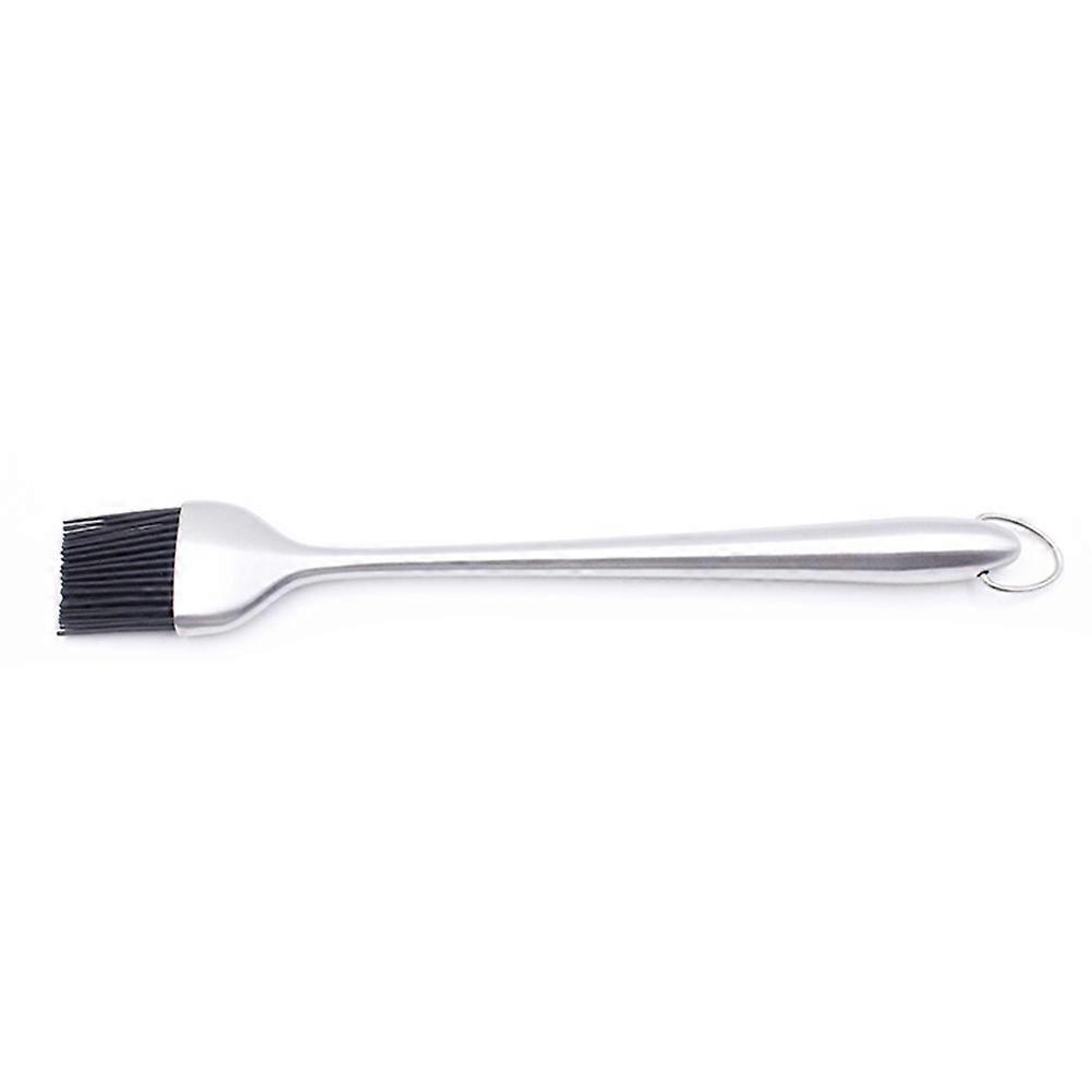 BBQ Soy Sauce Brush Grill Brush with Stainless Steel Handle for Barbecue Roasting 30cm Straight Basting 1Pack
