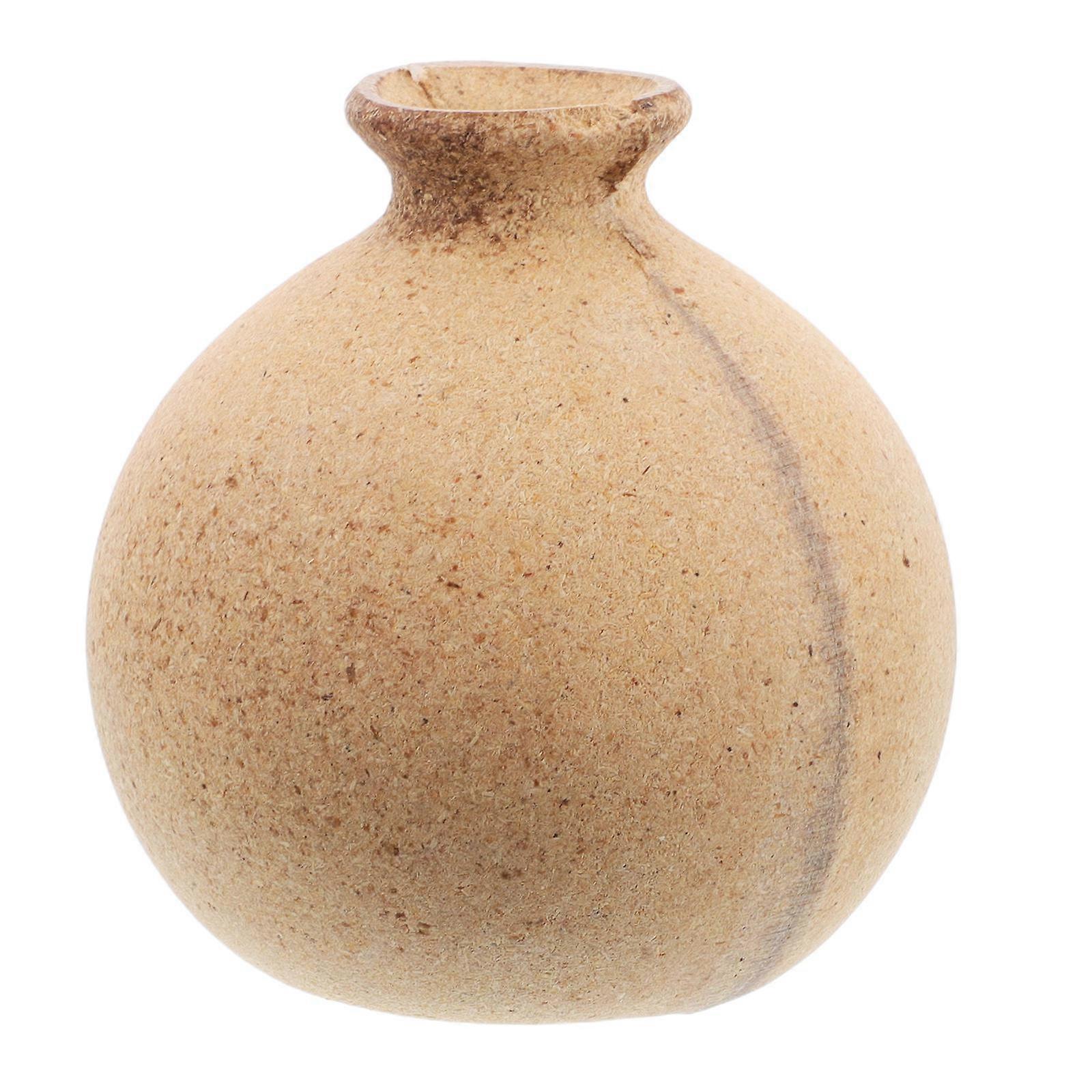Unfinished Rustic Vase for DIY Crafts Minimalist Floral Vase for Kids' Educational Fun & Skill Development, Ideal for Home & Table Centerpieces