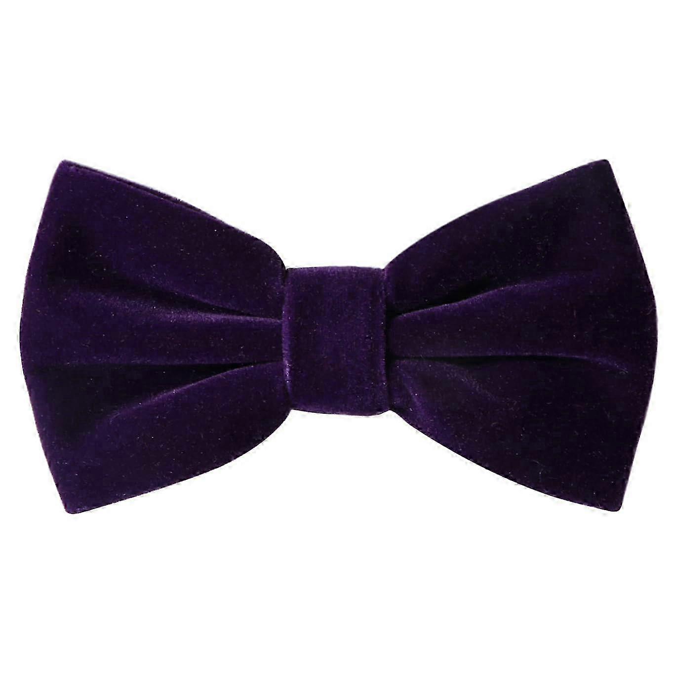 Velvet bow ties suitable for wedding parties