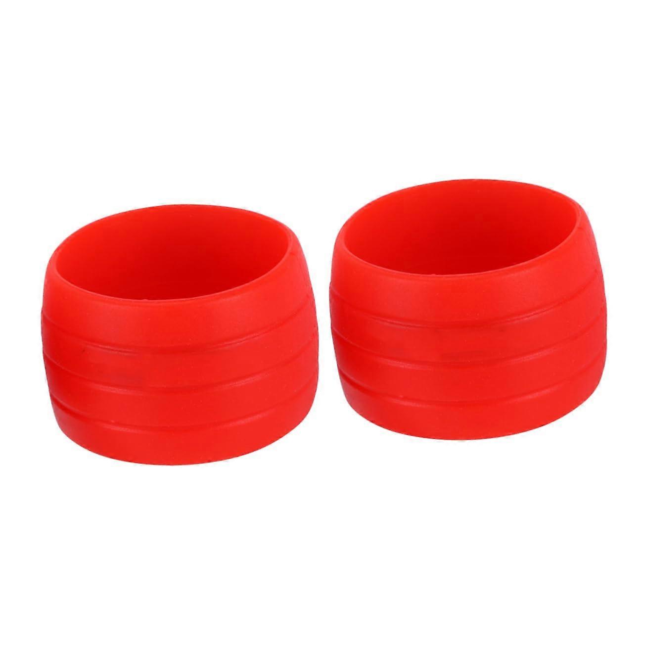 1 Pair Bicycle Handlebar Tape Non-Slip Silicone Straps for Securing and Protecting Saddle Tubes Compatible with Road Bikes and Mountain Bikes Red