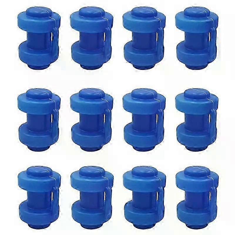 12 Pcs Trampoline Caps 25 Mm Trampoline End Caps Fit For Attaching The Safety Net To The Net Poles Of The Trampoline