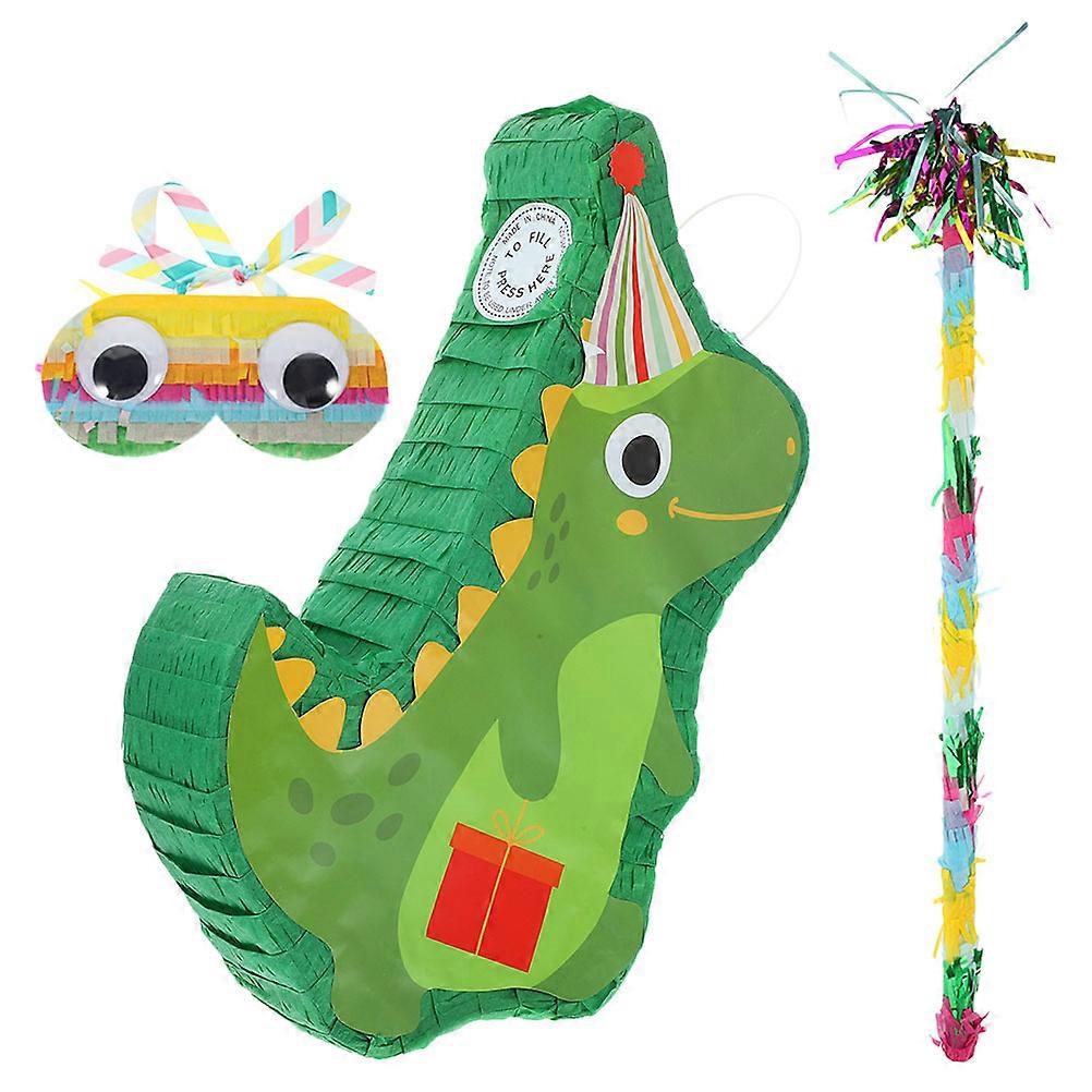 Pinata Decoration Dinosaur Pinata Home Ornament Dinosaur Shape Assorted Color 1Set