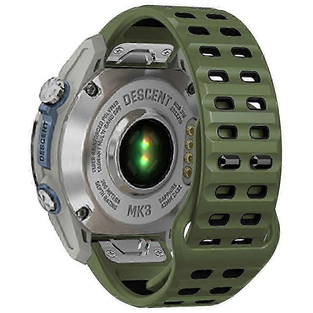 Type B Silicone Watchband with Quick Release Buckle for Garmin Compatible Fenix 8 51mm/Enduro 3/Enduro 2
