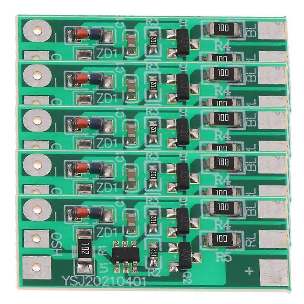 5pcs 3-12V Flashing LED Light Module Red Blue Two-Color Pair Flashing Suitable for Car Model Bicycle