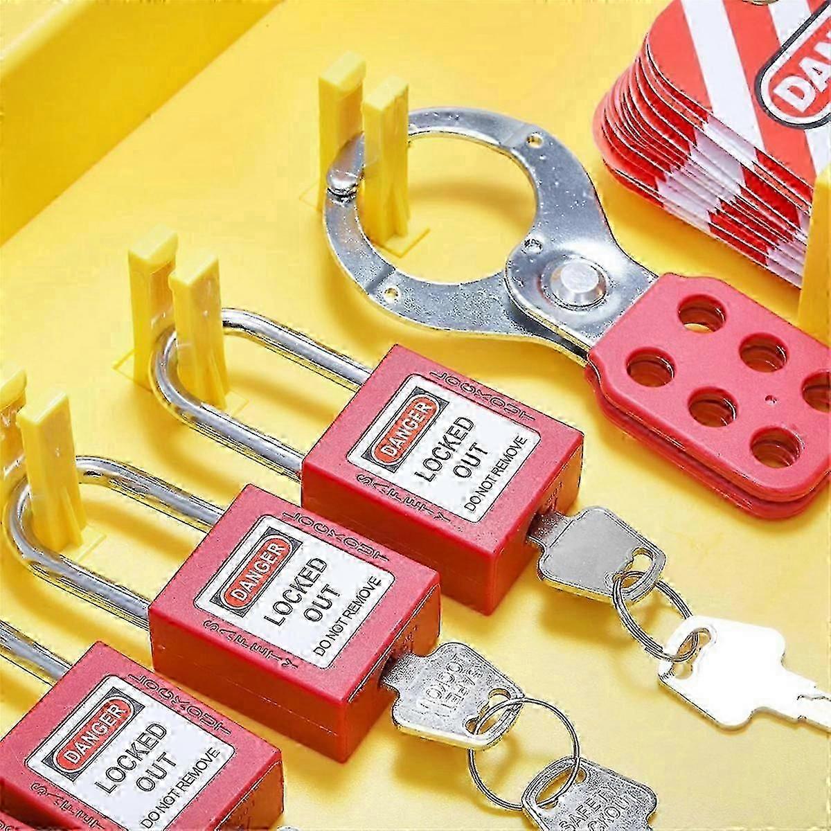 Lockout Tagout Station with Devices, Lock Out Tagout Padlock Station ...
