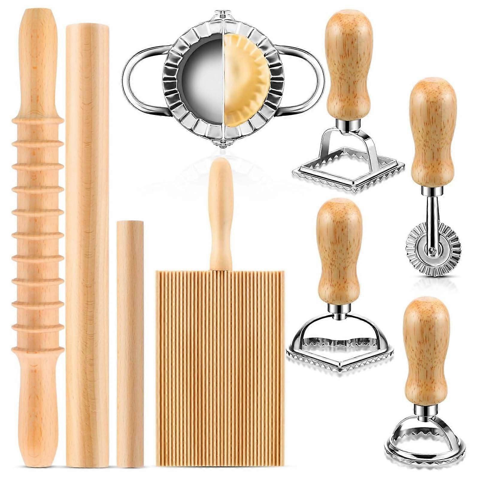 Gnocchi and Ravioli Tool Set Handmade Pasta Set Baking Accessories Pasta Making Tool for Kitchen and Baking