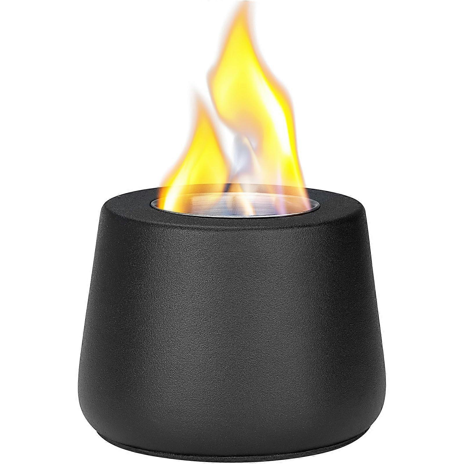 Ethanol Fireplace Table, Indoor Outdoor Decorative Fire Pit, 1 Piece Modern Design, Compact Size, Sleek Finish