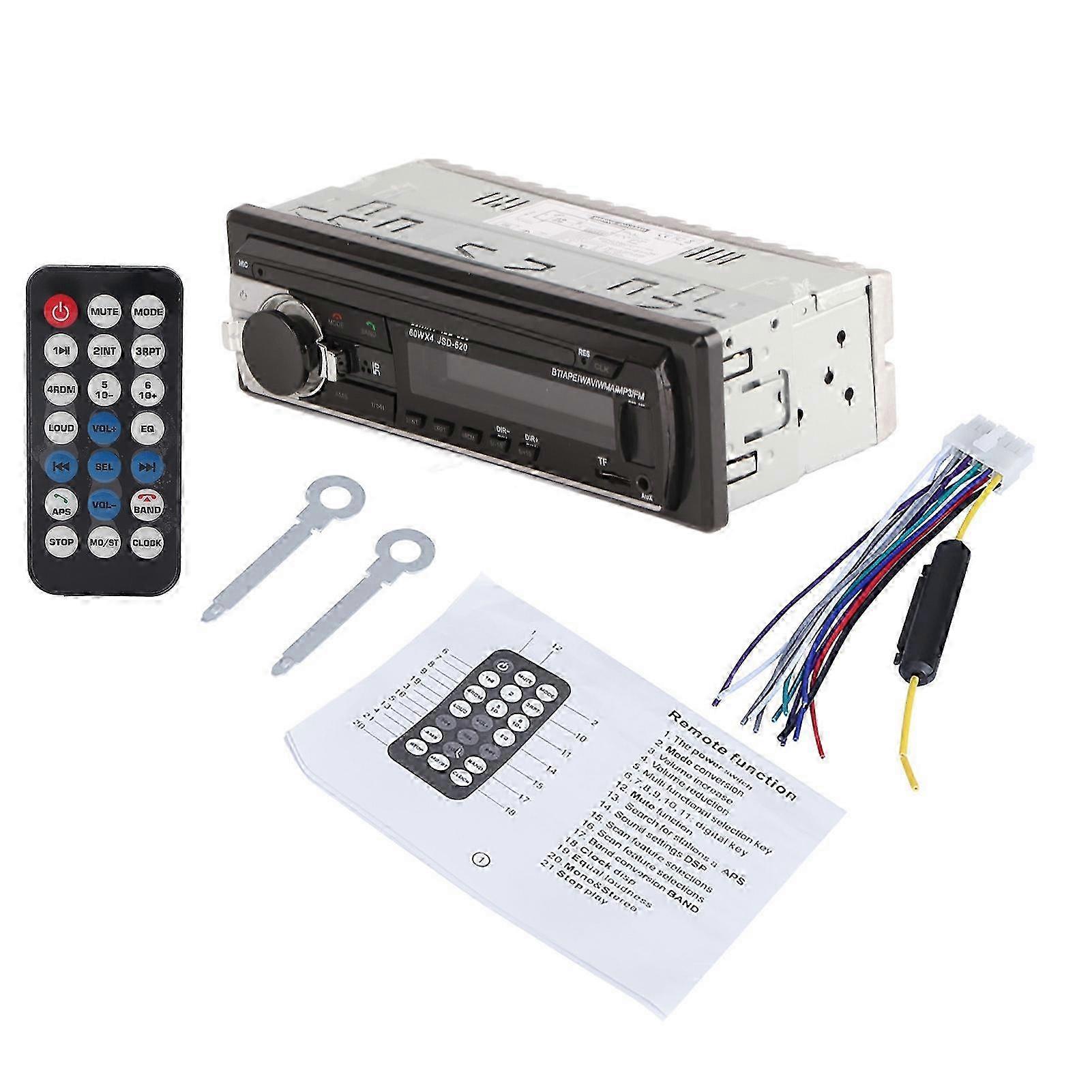 Digital Bluetooth Car Stereo Radio MP3 USB SD AUXIN FM Player Indash 12V