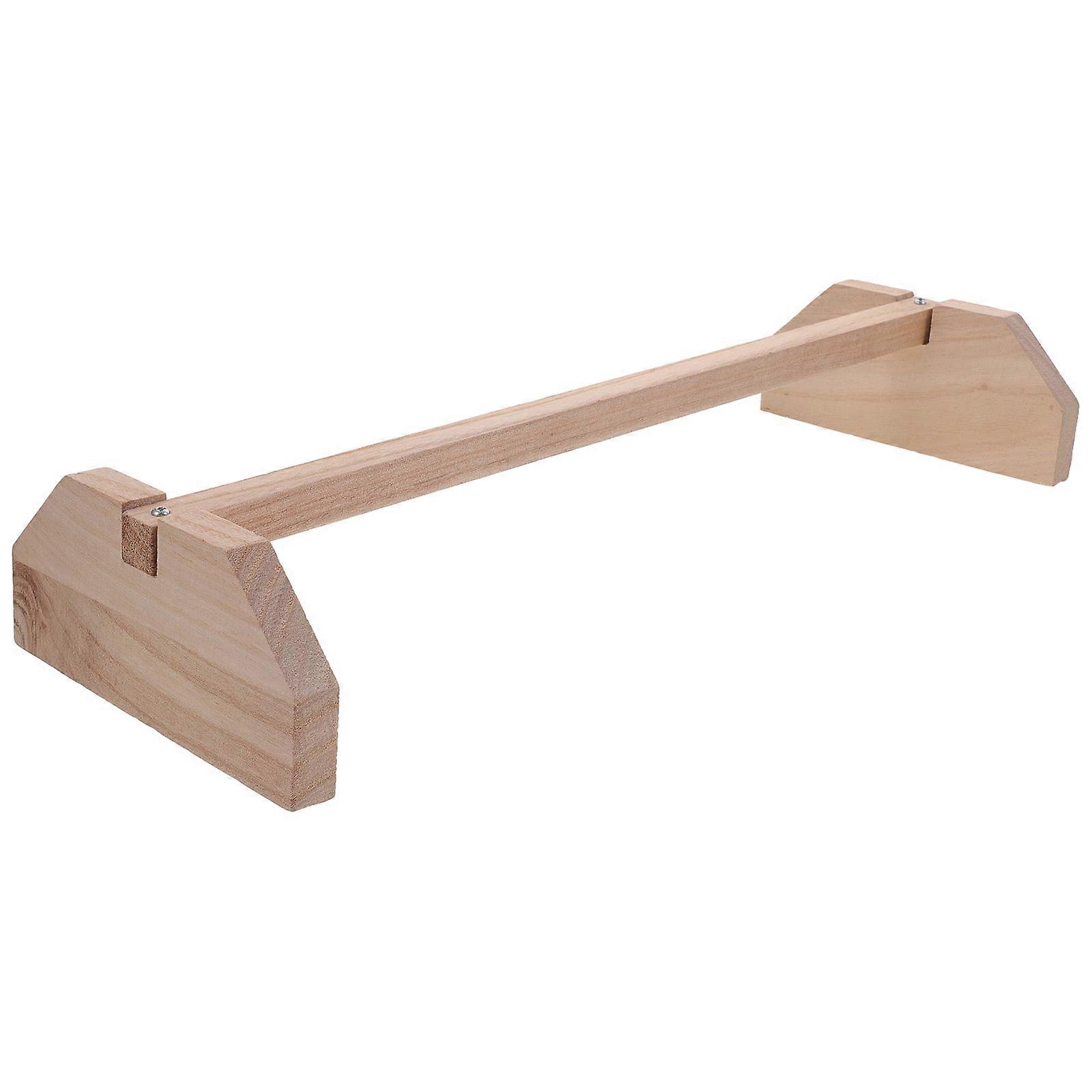 Wooden Chicken Perch Stand for Hens and Birds – Durable, Bite Resistant Roosting and Play Area for Chickens, Parrots, and More