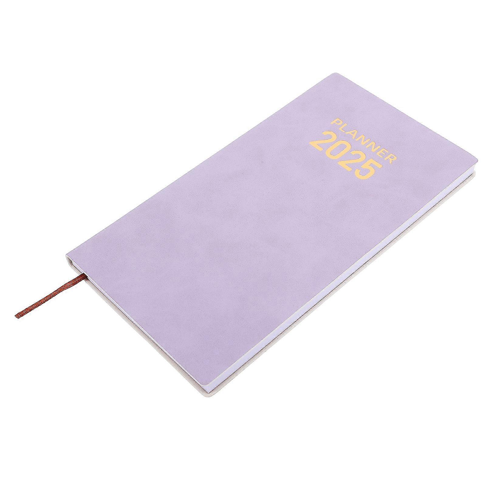 Elegant Purple Multi Function Academic Planner Organizer Notebook for Work Memos, Daily Notes, and Management – Portable Office Accessory for