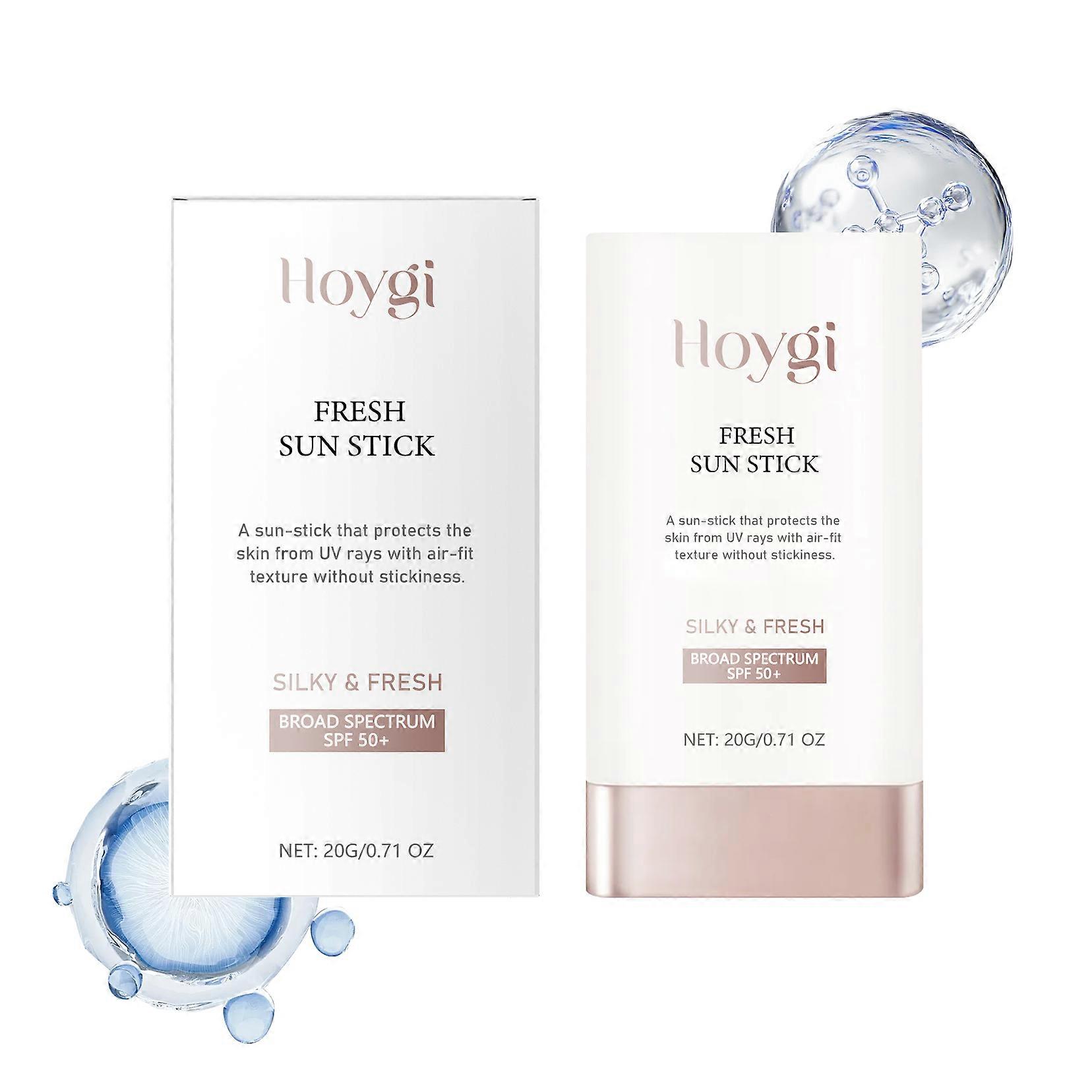 SPF50+ عصا حماية خفيفة من الضوء - واقي من الشمس المادي النقي للعناية بالجسم ، مقاوم للماء وخفيف الوزن ، 20 جم