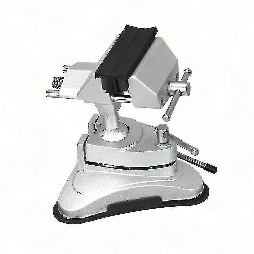 Torno de bancada universal: braçadeira de mesa de liga de alumínio rotativa de 360 ° com base de sucção