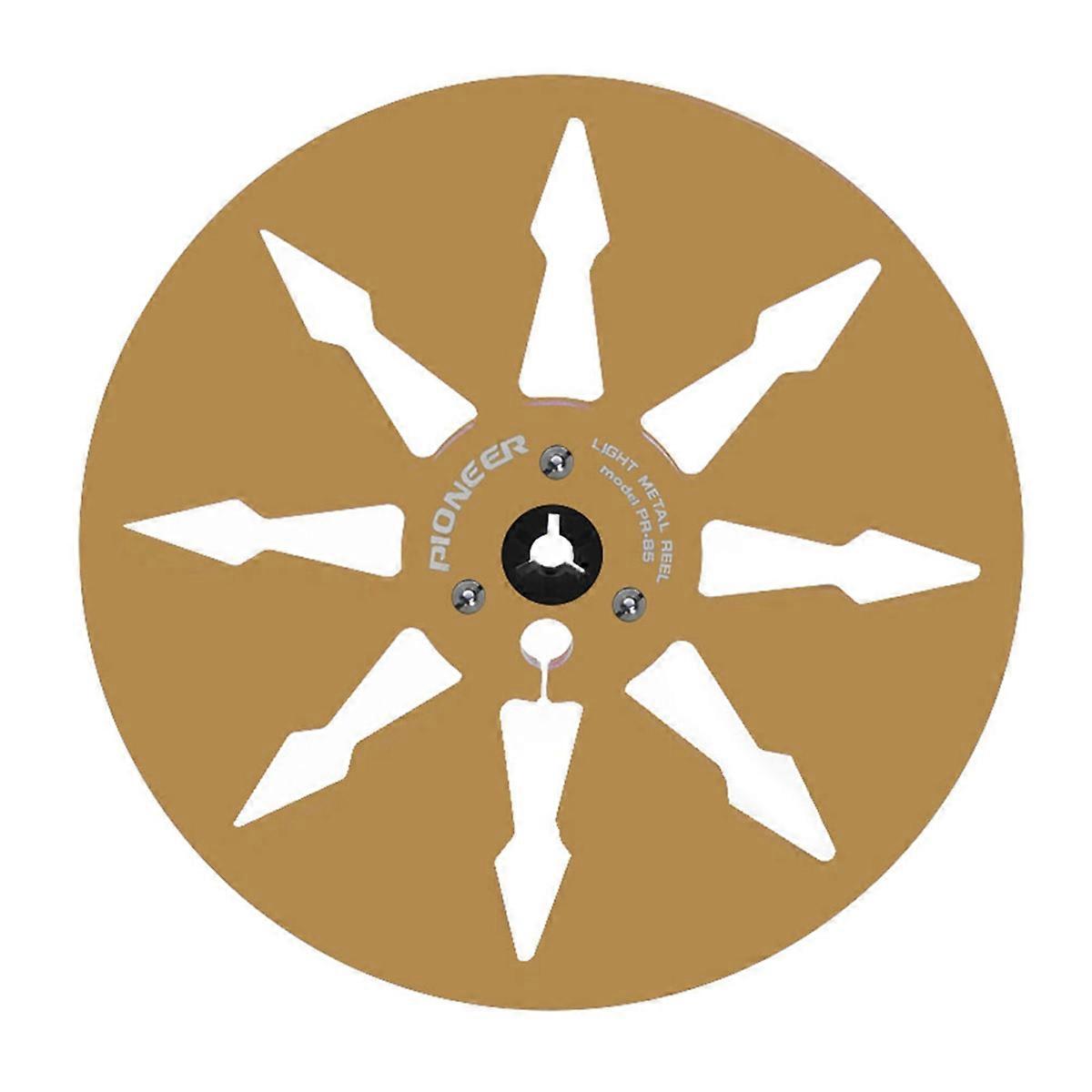 7インチ8穴オープナー空リールアルミ録音テープパイオニアアナログオーディオレコーダーB用メタルリールテープレコーダー