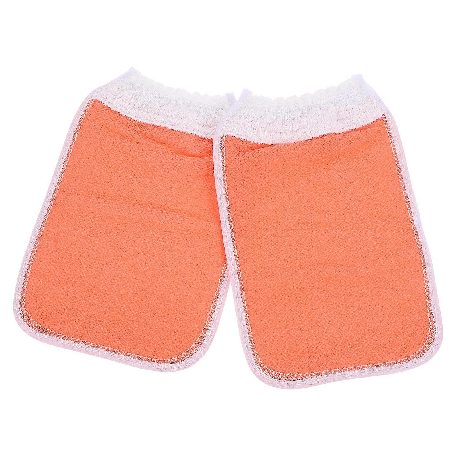 Here's a refined and professional product description for your **Exfoliating Bath Gloves**:
### 🧤 2pcs Exfoliating Bath Gloves – Durable Body