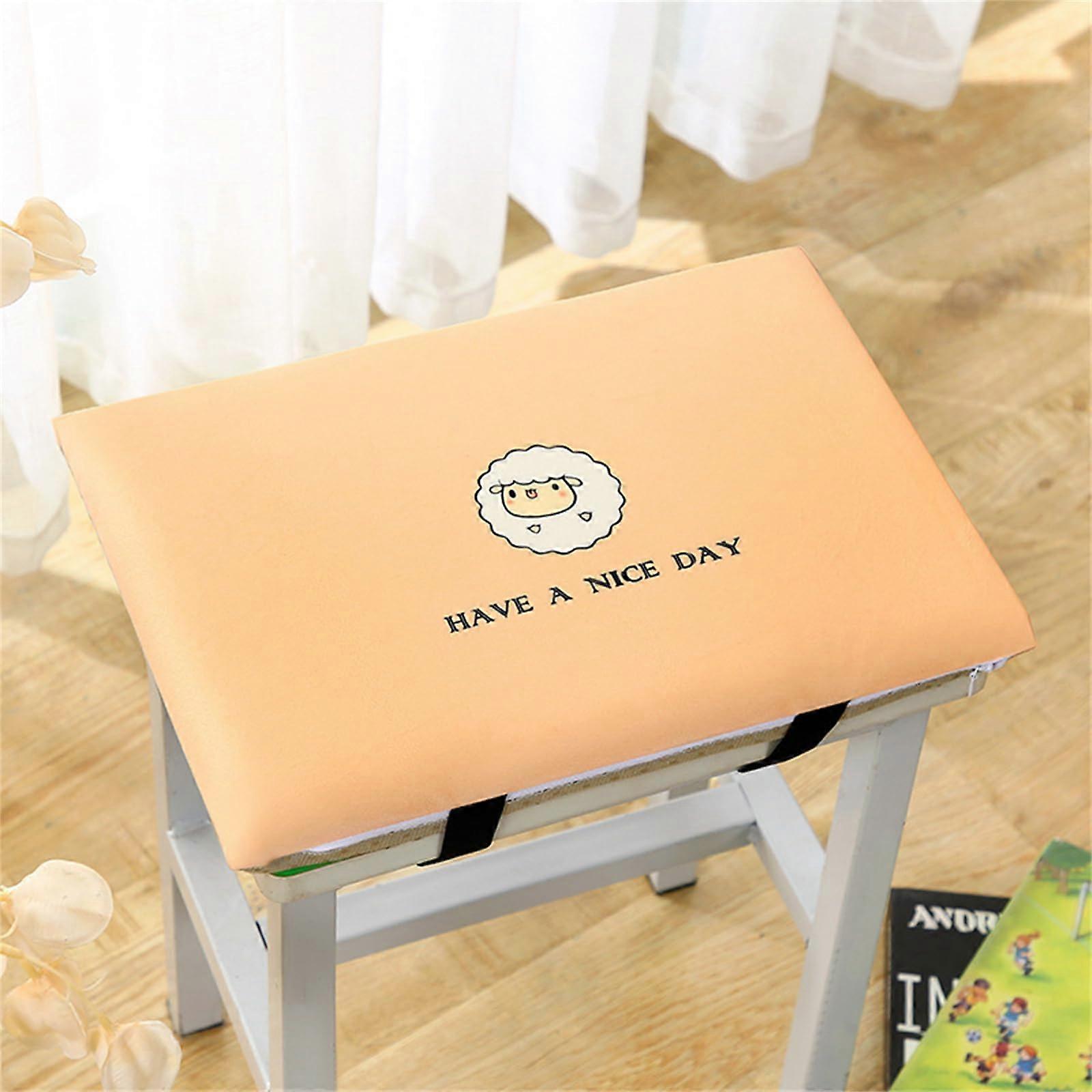 Seat Cushion Children, Memory Foam Cartoon Chair Cushion for School, Soft Animal Plush Floor Cushion, Square Design