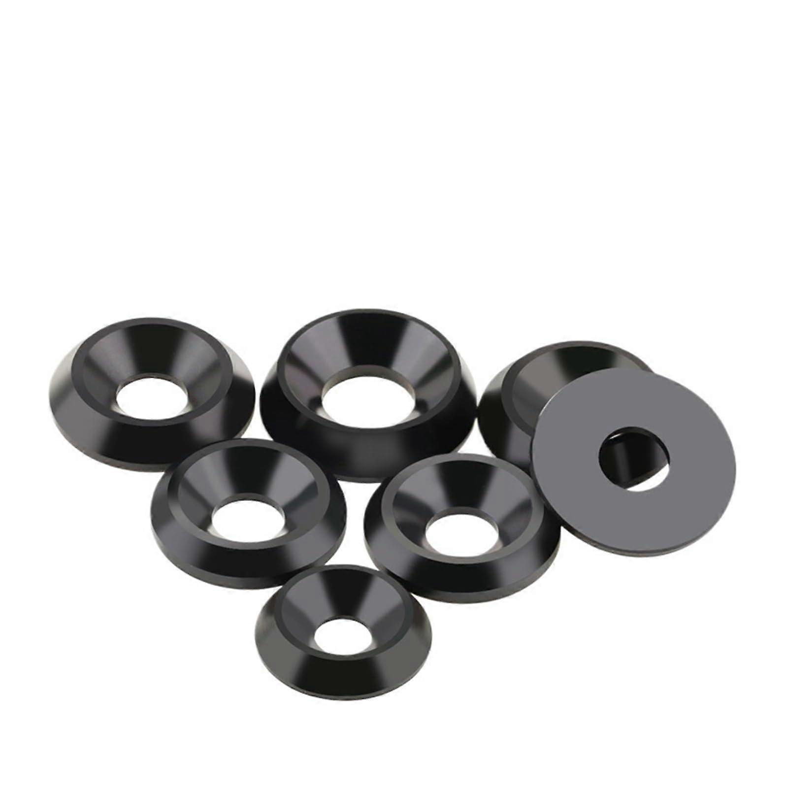 Taper Washer M3 M4 M5 M6 M8 M10 Recessed Tapered Solid Plastic Flat Gasket (10 M6x18x4 Cone)