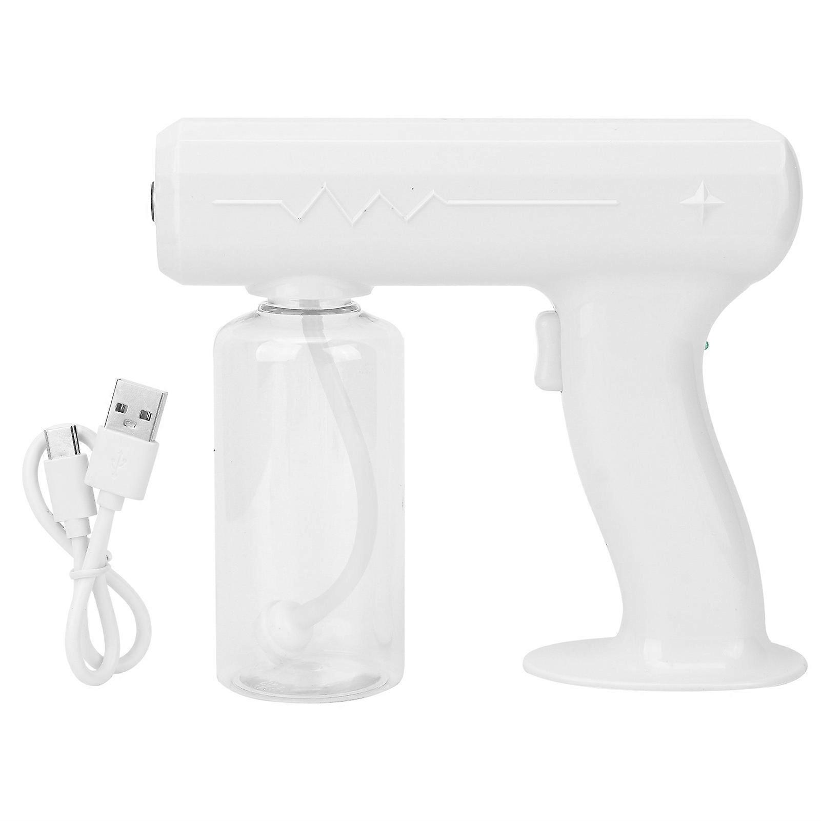 Blue Light Nanometer Sprayer Wireless USB Charging Mist Cleaning Atomizing Sprayer 260ml