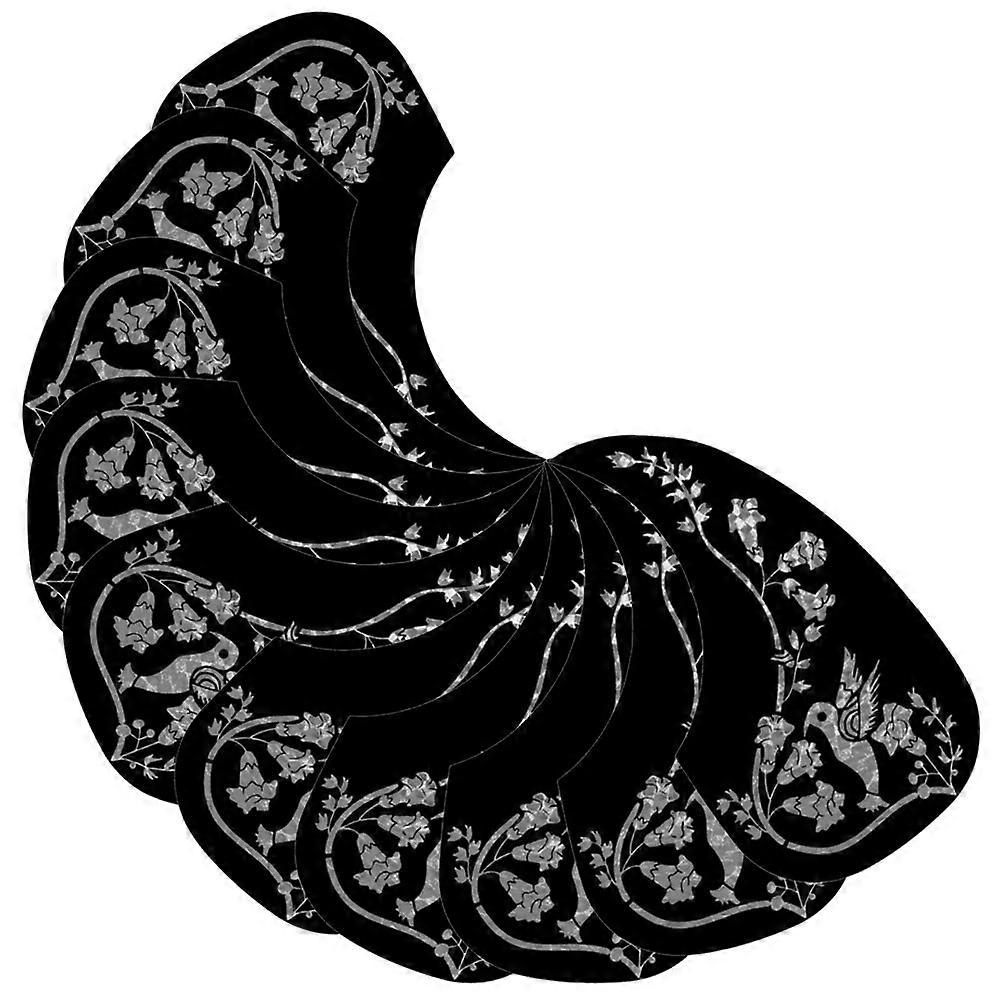 Plastic Guitar Pickguard Patterns Acoustic Guitar PVC Material Scratch Protection 10Pack
