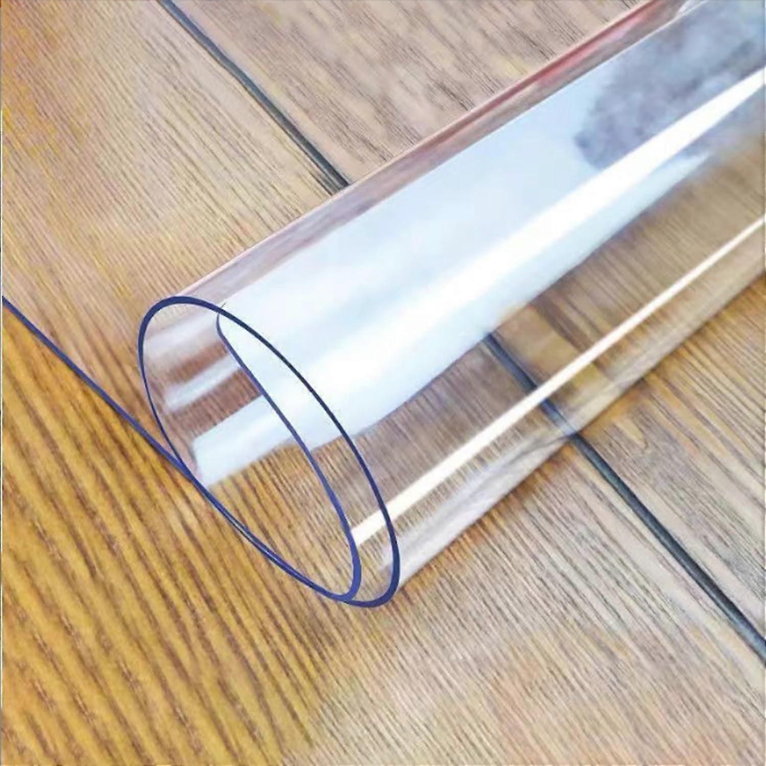 Clear PVC Desk Pad, NonSlip, Easy to Clean, Durable, Waterproof, 50x100cm