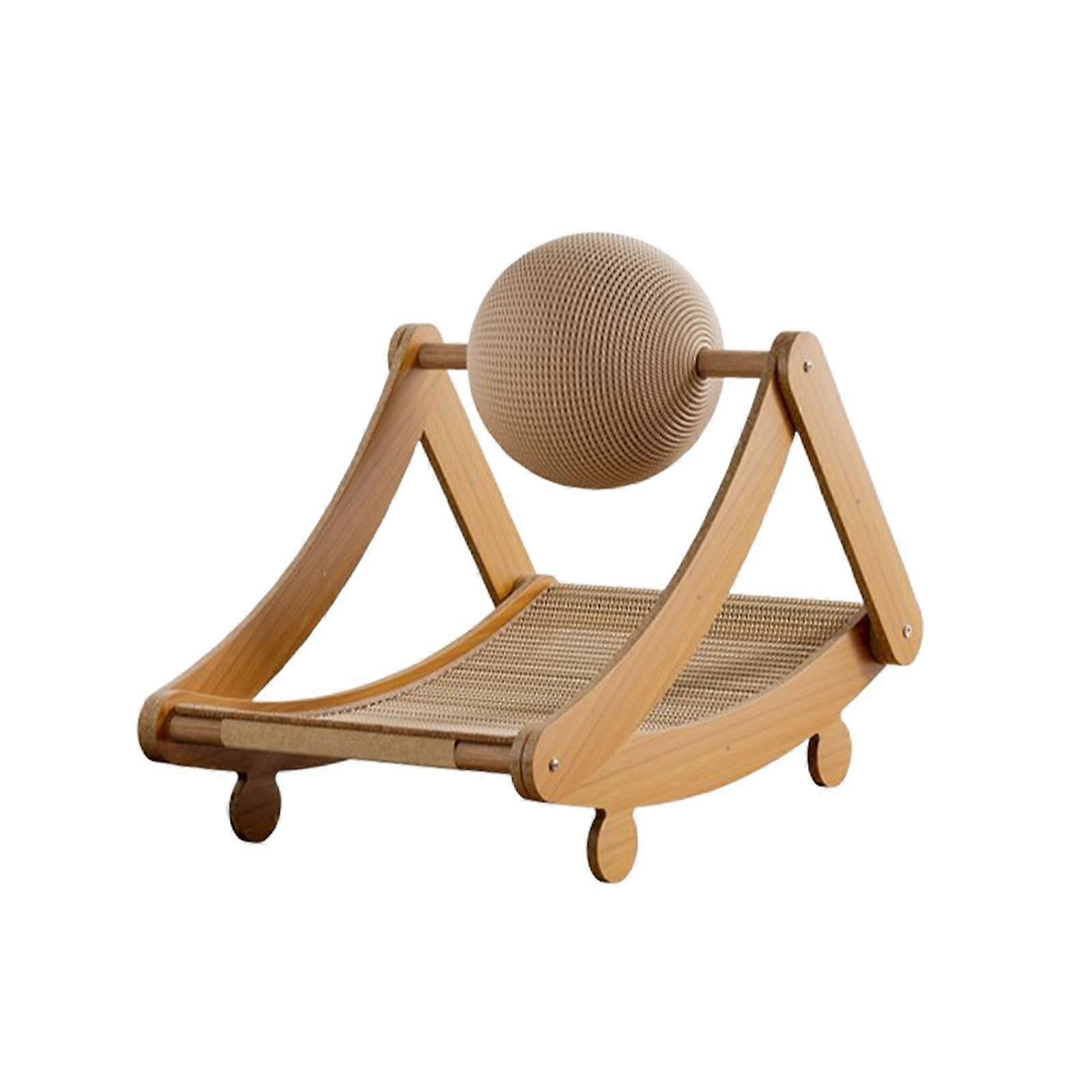 Cardboard cat scratching post, cat lounger, cat scratching post, sisal cat prey ball made of cardboard for small, medium, and large cats, L