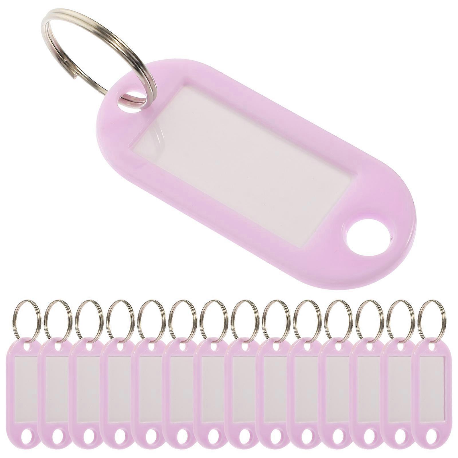 Luggage Tags Key Classification Usb Flash Drives Minimalist Style Purple 5X2.2X0.3CM 15Pcs