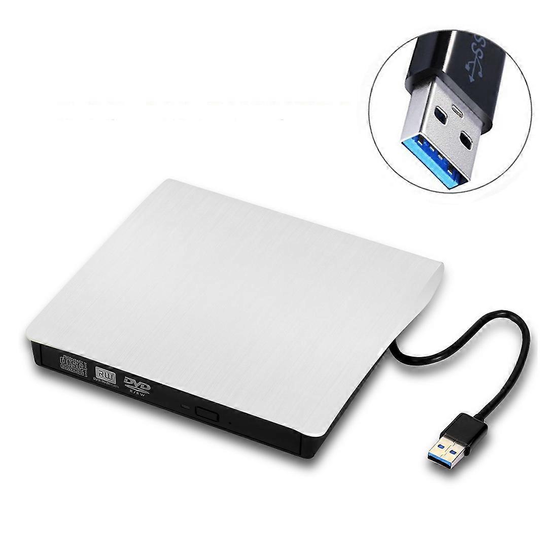 (New) Brushed Texture USB 3.0 POP-UP Mobile External DVD-Rw DVD / CD Rewritable Drive External ODD & HDD Device Brushed Texture DVD(W)