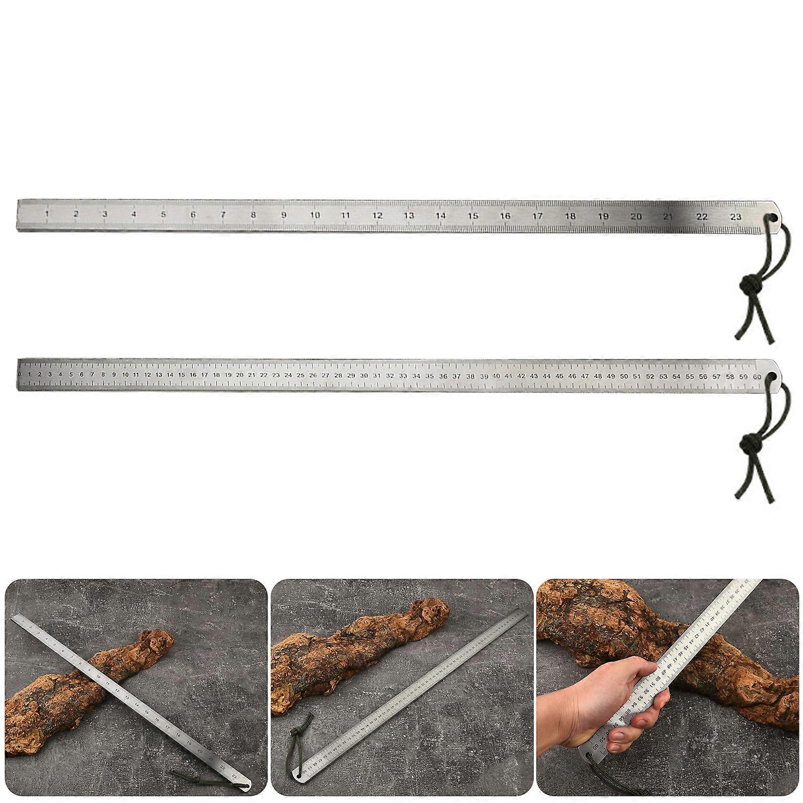 Wust Not Ruler Strong Metal Rulers 5mm Thickness Measuring Tool Not Corrosion Designs ...