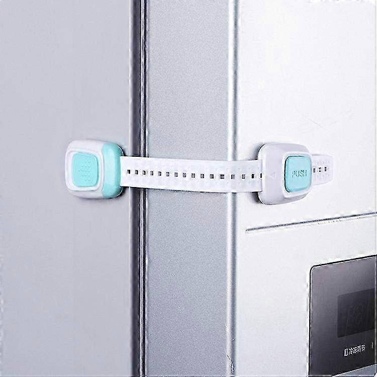 No Drill Baby Proofing Safety Straps - 4 Pack Adhesive Furniture Wall Anchors for Childproofing Home