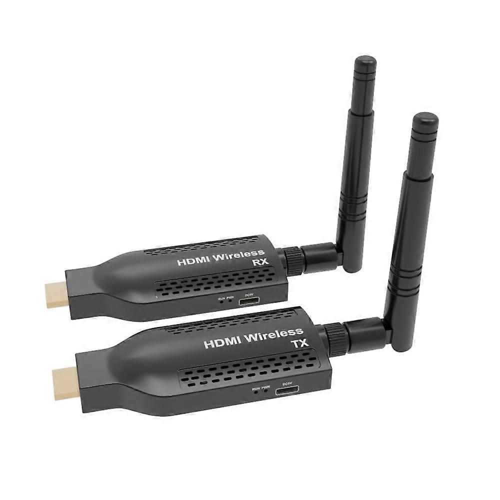 Portable Wireless HDMI Transmitter and Receiver Set, 492ft Range, 1080P HD, Plug  Play for TV/Projectors
