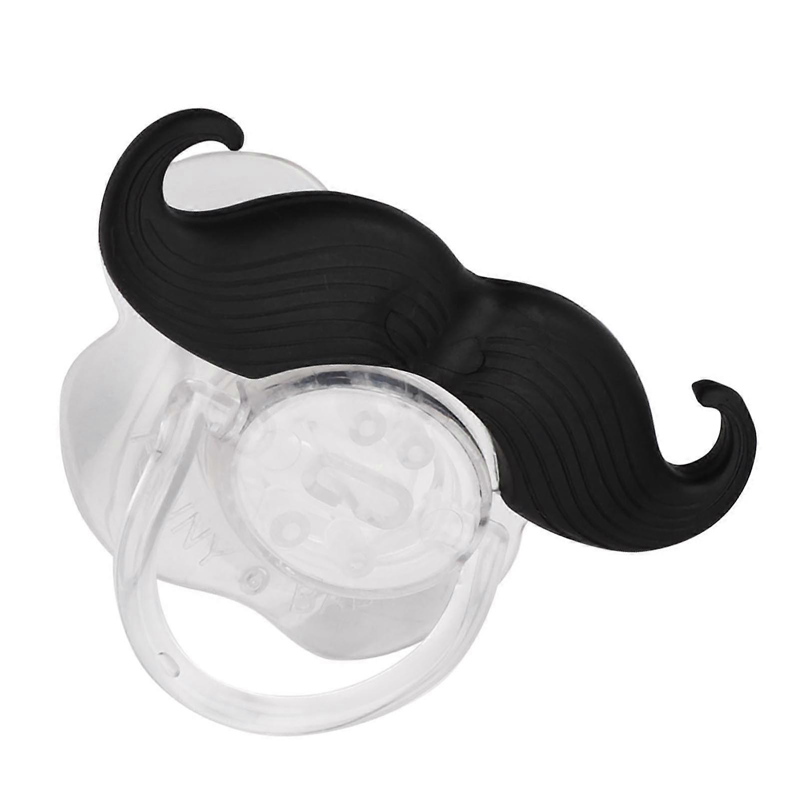 Mini Cute Lips Mustache Pacifier Set, 11 Assorted Mustache Designs for Infant Oral Care, BPA-Free Silicone Material