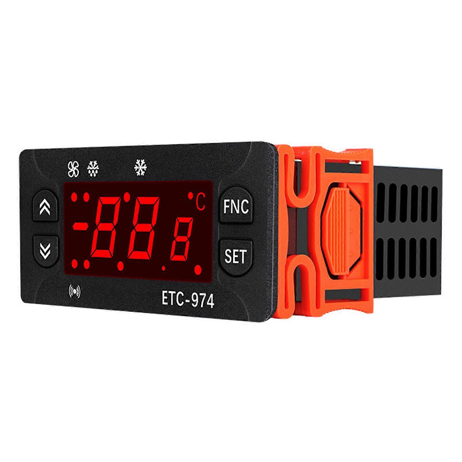 Regolatori di Temperatura Termostato Digitale LED per Incubatrici Regolatori di Temperatura Relè Termoregolatori Multicolor