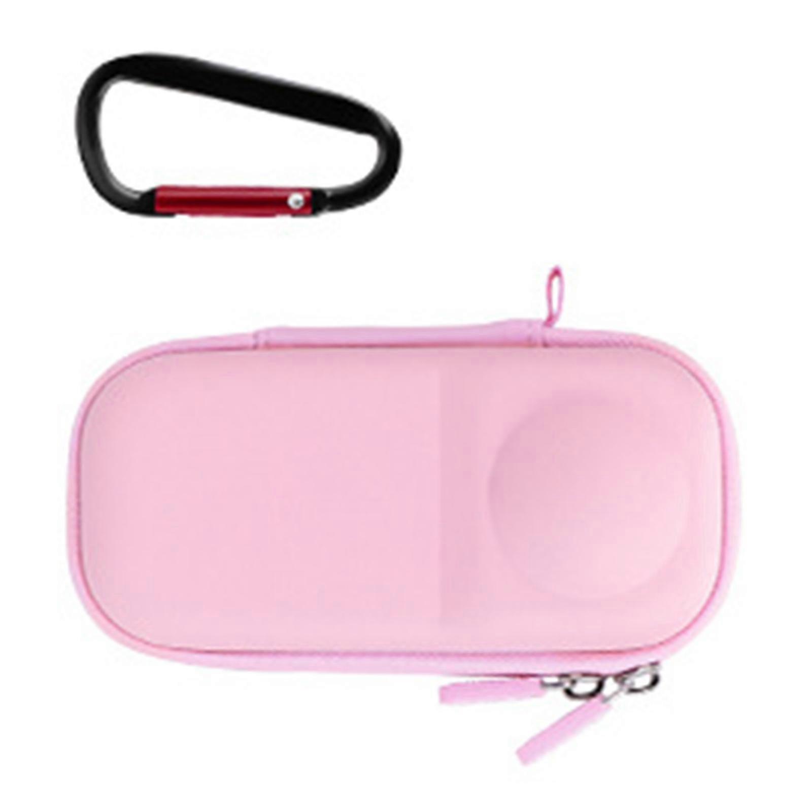 Shock Resistant Shell Case For 360 X5 Storage Bag Engineered With Precise And Quick Dry Fabric Lining  Pink