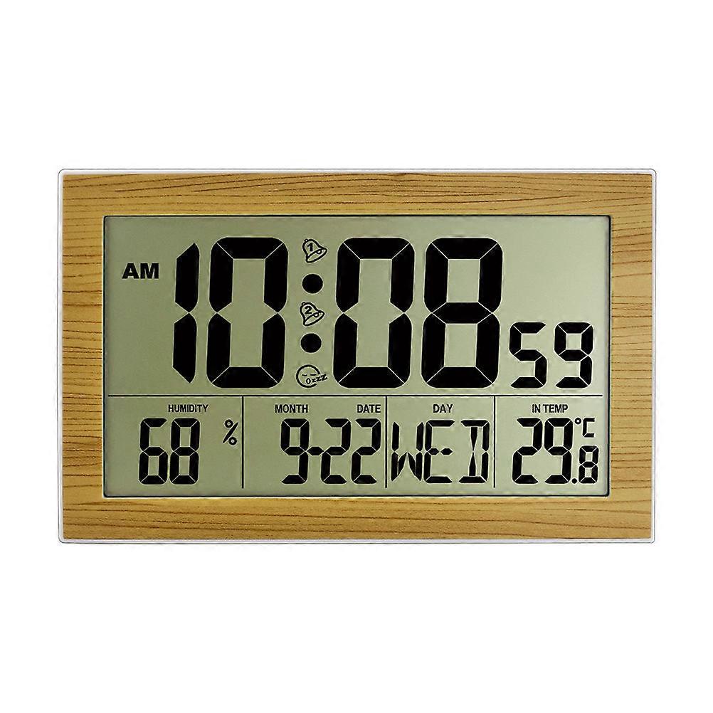 Wall Clock Digital Modern Alarm Clock Home Decoration Table Clock 20 1X12 4X2 6CM Alarm Function 1Set