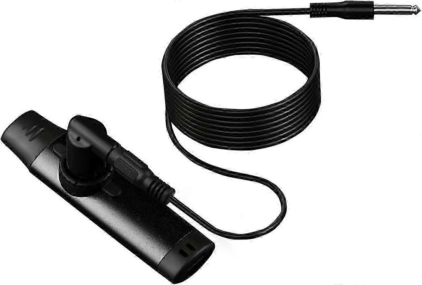Kazoo Professional Performance Metal Kazoo Convient pour une utilisation avec des guitares, des ukulélés et d’autres instruments (électro-acoustique noir)