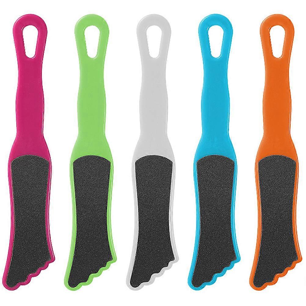 5 pcs Pedicure Foot Files Calluses Remover Feet Files Dual Sided Foot File for Home
