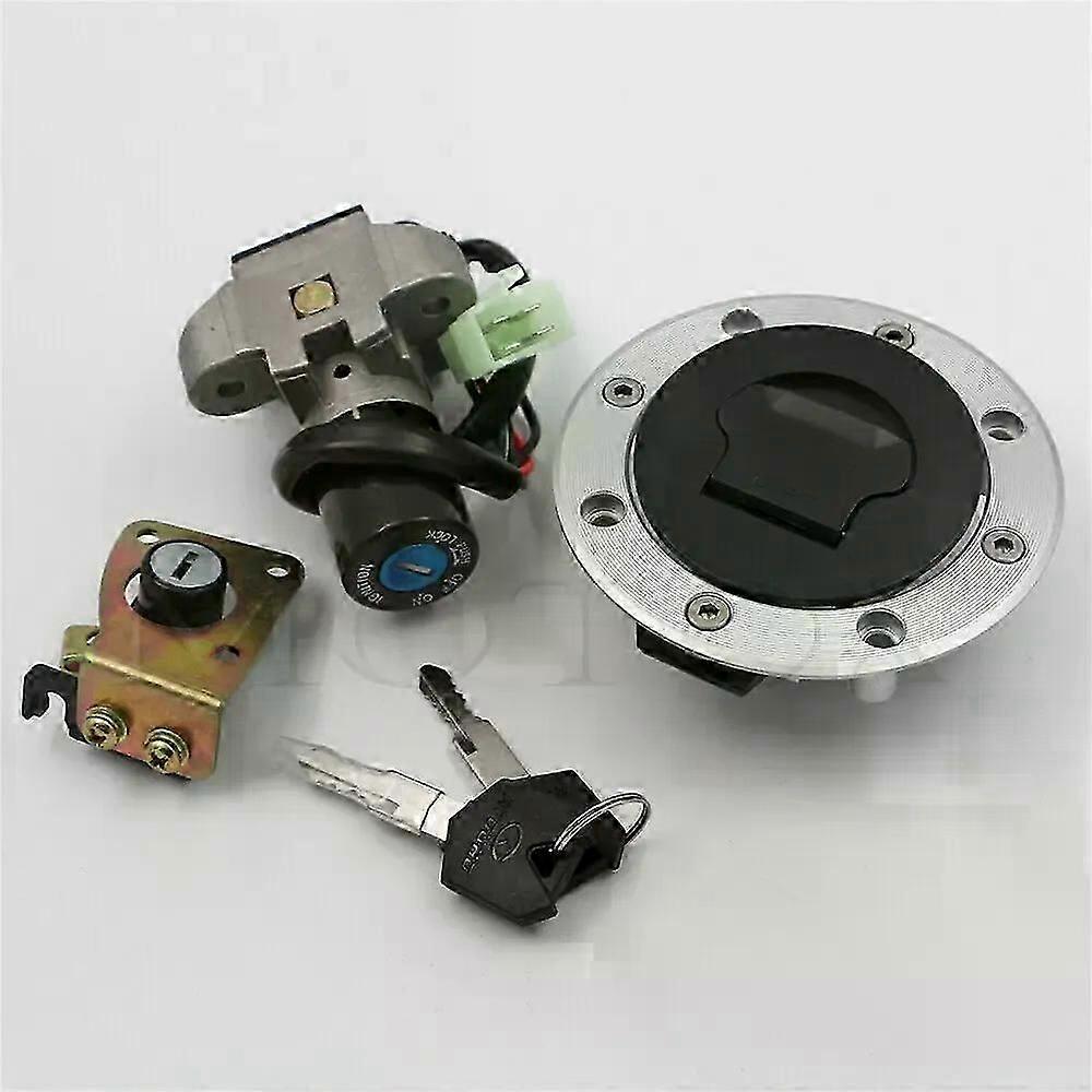 con Fit For SUZUKI GS500 1989 - 2000 Ignition Switch Lock Fuel Gas Cap Key Set