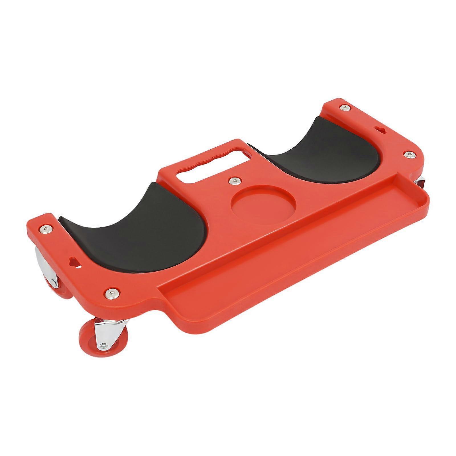 Rolling Knee Creeper With Swivel Ball Bearings And Tool Tray For Work, Construction Site, Tile Work, Vehicle Repair
