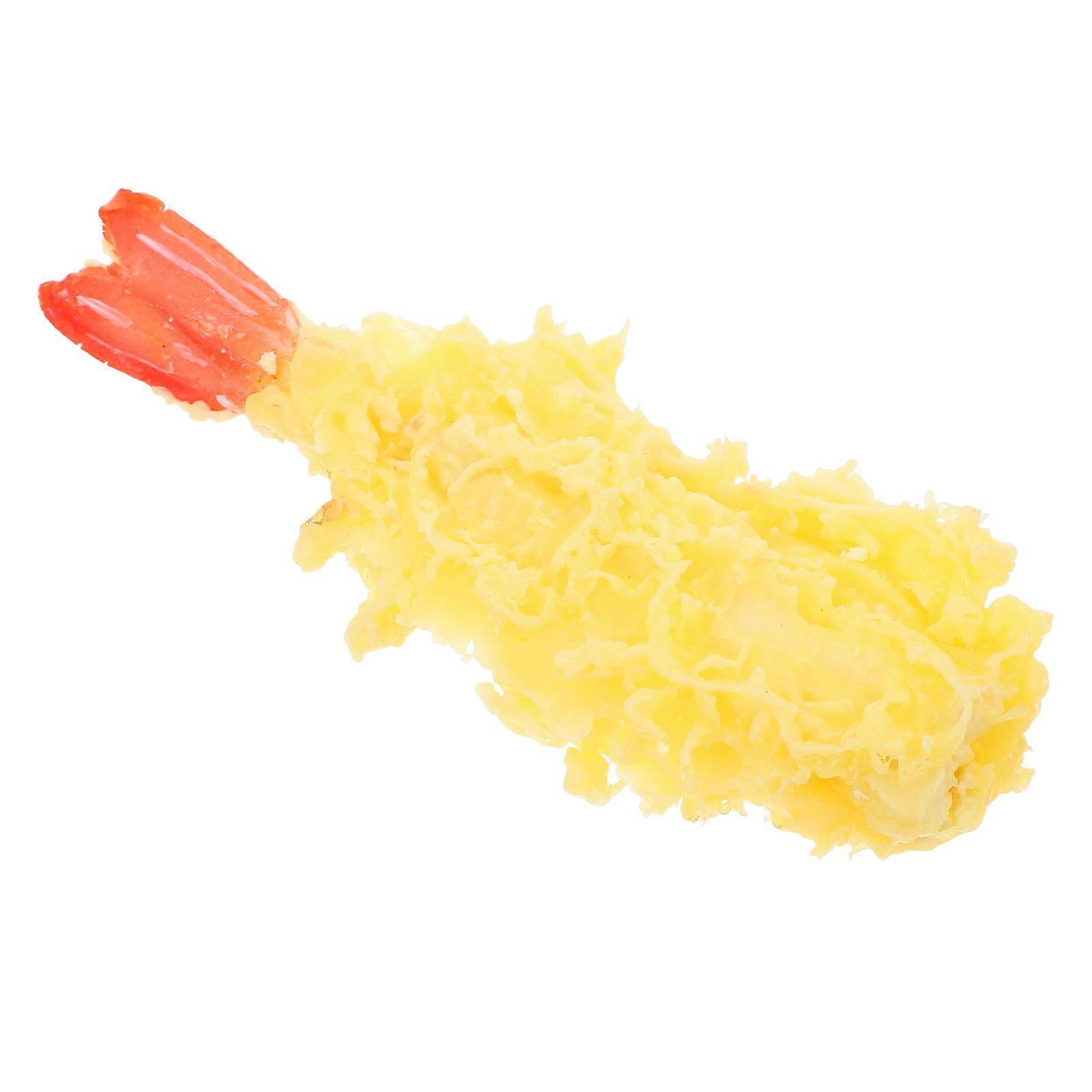 Realistic Japanese Tempura Shrimp Food Model for Restaurant and Home Decoration – Sturdy Design, Versatile Use for Photography and Japanese Inspired