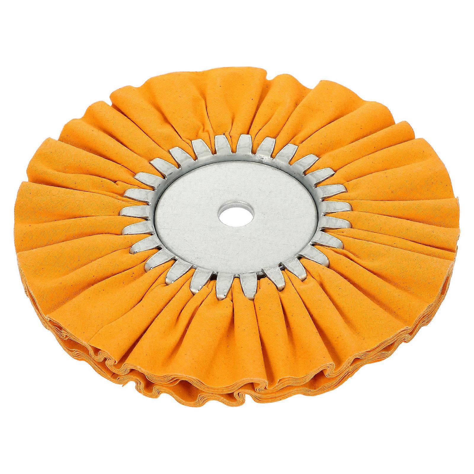 Polishing Pad for Efficient Buffing Orange Cloth Wheel Attachment for Angle Grinder 5 Inch