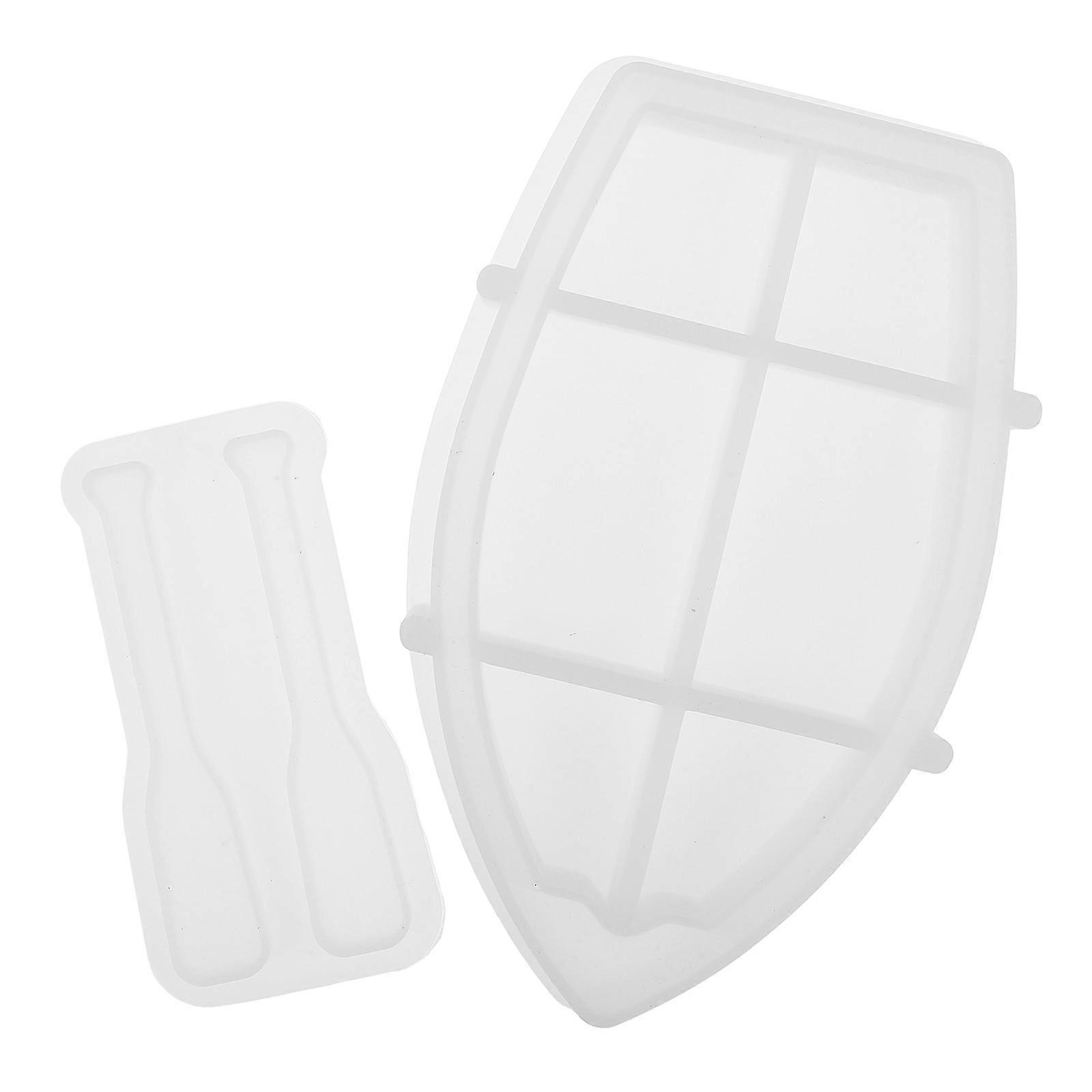 Handicraft Silicone Mold for Model Making and DIY Crafting High Temperature Resistant 19.00X11.00X2.50CM 2Pcs