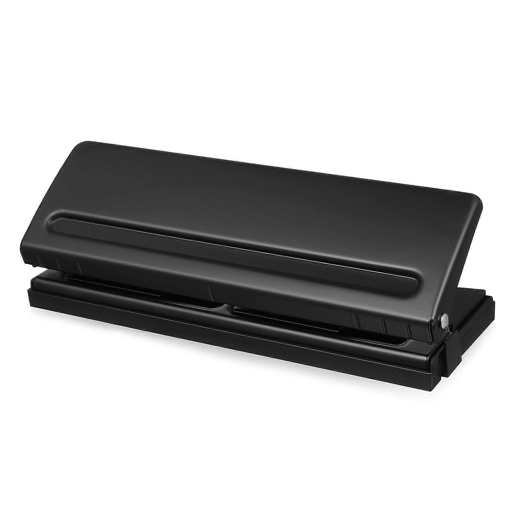 Adjustable Paper Punch for Office Use, Precise Positioning, Durable Design, Compatible with Binders and School Supplies