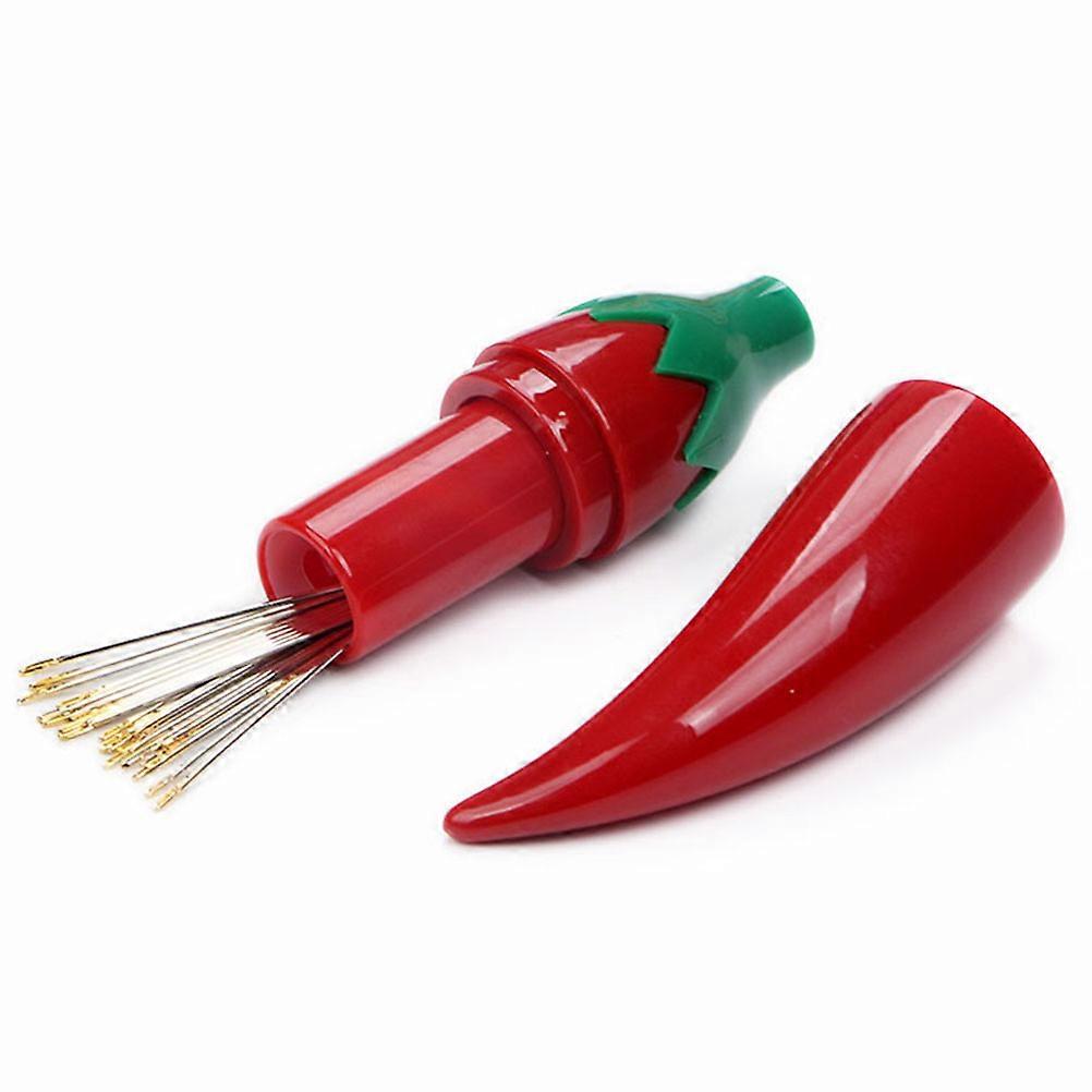3pcs Red Plastic Needle Storage Box for Small Parts and Crafts without Needle Small and Durable