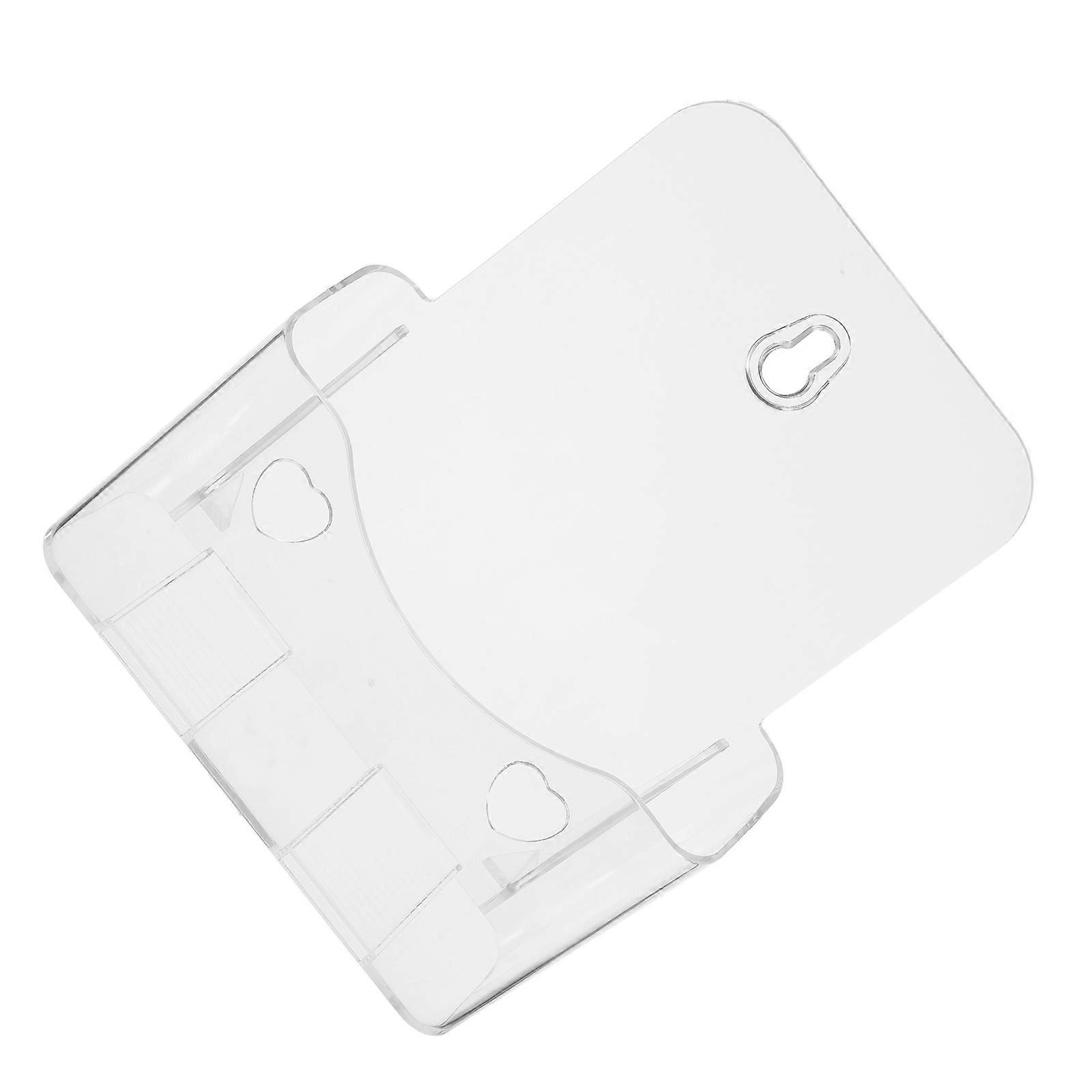 Wall Mounted Transparent Acrylic Pamphlet Holder and Magazine Display Rack for Office Organization – Modern Document Stand for Brochures and Files
