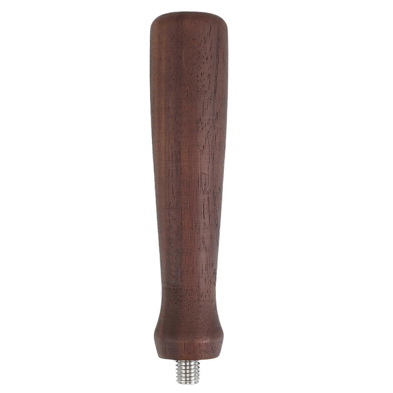 Coffeemaker Replacement Handle Coffee Machine Portafilter Grip Dark Brown Wood Enhanced Grip 1Pack