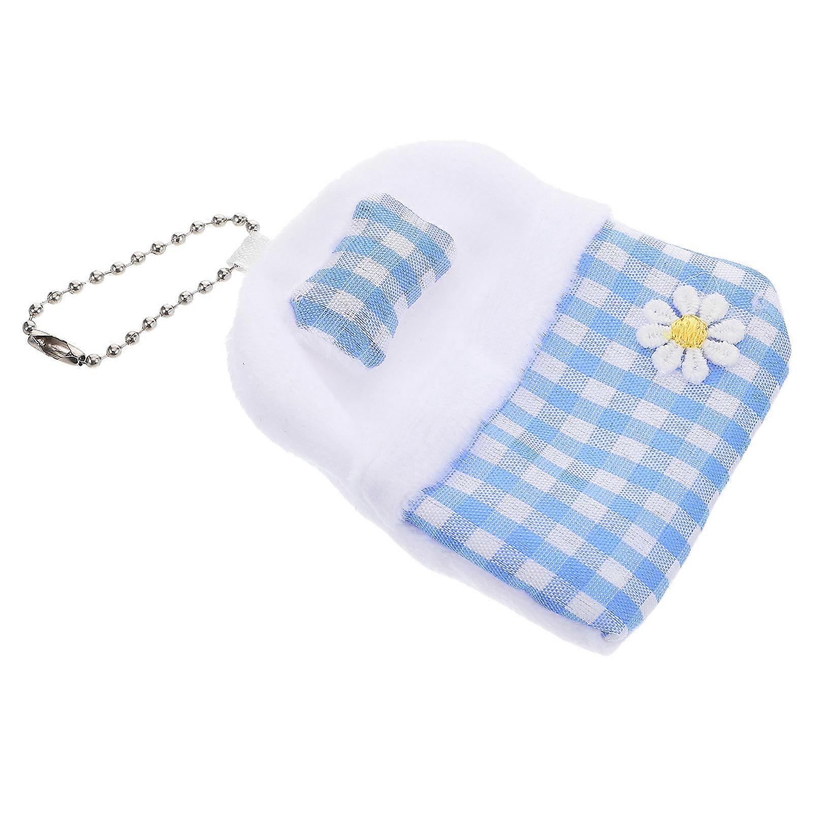 Durable Small Doll Storage Bag with Decoration and Charming Chain for Stuffed Dolls 12.5 Inches